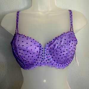Beautiful, Custom, Hand Decorated Bra